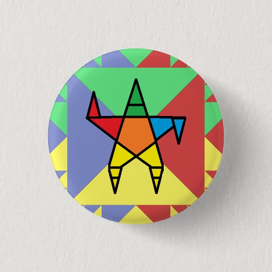 Dancing Sanghagram Button (Voorkant)