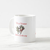 Dancing Santa & Beer Christmas Mok (Voorkant links)