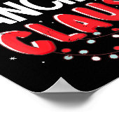 Dancing Santa Claus Christmas Matching Costume Poster (Hoek)