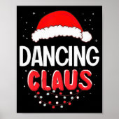 Dancing Santa Claus Christmas Matching Costume Poster (Voorkant)