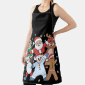 Dancing Santa Elf en vrienden Schort (Insitu)
