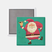 Dancing Santa Magnet (Voorkant / Achterkant)