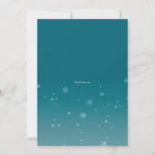 Dancing Santa Party Uitnodiging (Achterkant)