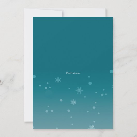 Dancing Santa Party Uitnodiging (Achterkant)