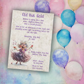 Dancing Senior Lady-Fun Milestone Celebration Kaart