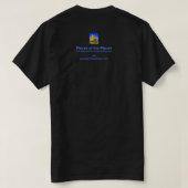 Dancing Shadows natuur kunst schoonheid T-shirt (Design achterkant)