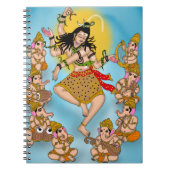 Dancing Shiva Notebook Notitieboek (Voorkant)