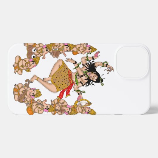 Dancing Shiva Phone Cover  iPhone Hoesje (Achterkant horizontaal)