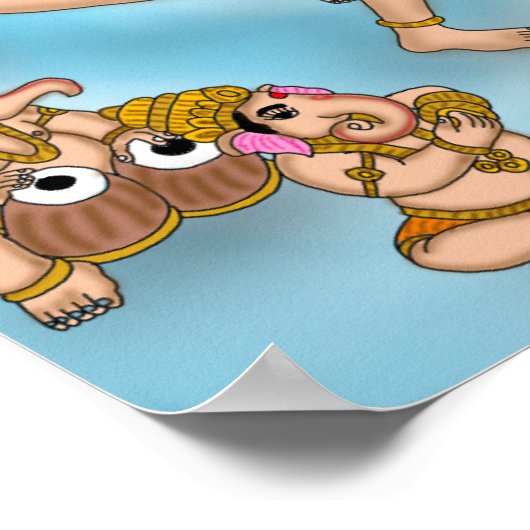 Dancing Shiva Poster (Hoek)