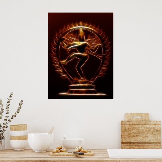 Dancing Shiva Poster (Keuken)
