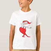 Dancing Sinterklaas Kerst Kinder T-shirt (Voorkant)