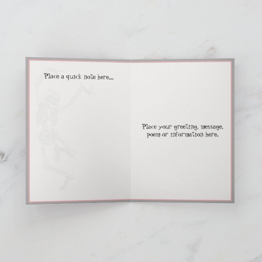 Dancing Skelet border kaart (Binnen)