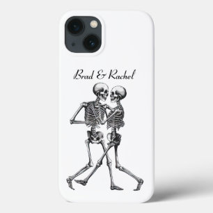 Dancing Skelet Paar Gepersonaliseerde Telefoon Cas Case-Mate iPhone Case