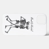 Dancing Skelet Paar Gepersonaliseerde Telefoon Cas Case-Mate iPhone Case (Achterkant (horizontaal))
