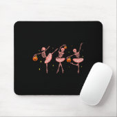 Dancing Skeleton Ballerina Halloween Jack O Lanter Muismat (Met muis)