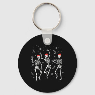 Dancing Skeleton Christmas 2025 Spooky Funny Chris Sleutelhanger