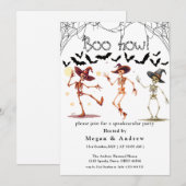 Dancing Skeleton Cowboy Halloween Pet Kaart (Voorkant / Achterkant)