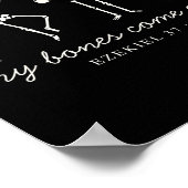 Dancing Skeleton Dry Bones Come Alive Christian Ha Poster (Hoek)