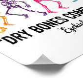 Dancing Skeleton Dry Bones Come Alive Christian Ha Poster (Hoek)