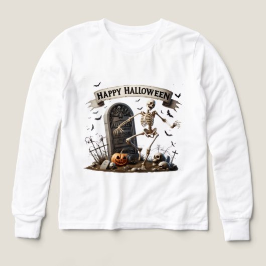 Dancing Skeleton Halloween Design (Voorkant)