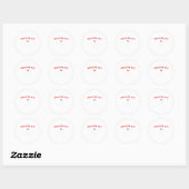 Dancing Skeleton Halloween Funny Bone Wild Ronde Sticker (Vel)