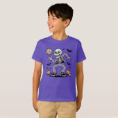 Dancing Skeleton Halloween Party Sweatshirt (Voorkant volledig)