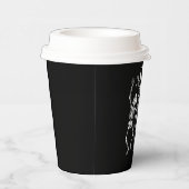 Dancing Skeleton Happy Halloween Herfst Skull Papieren Bekers (Rechts)