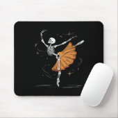 Dancing Skeleton Llerina Let Dance Halloween Muismat (Met muis)