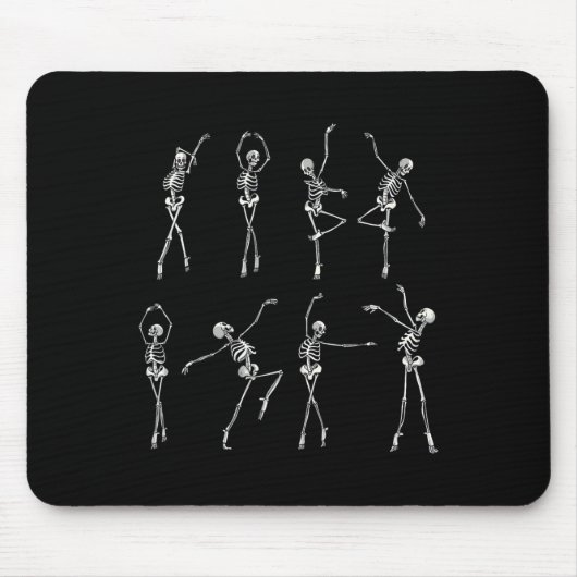 Dancing Skeleton Llerinas Halloween kostuum Llet G Muismat (Voorkant)
