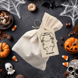  Dancing Skeleton Spooky Gothic Halloween Cadeaulabel