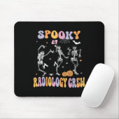 Dancing Skeleton Spooky Radiology Crew X-ray Tech Muismat (Met muis)