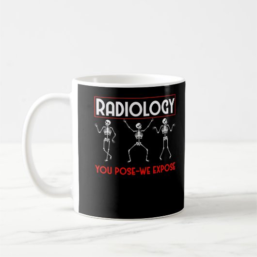 Dancing Skeleton Xray Radiologist Funny Radiology Koffiemok (Links)