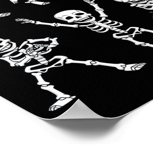 Dancing Skeletons Dance Challenge Boys Girl Kids H Poster (Hoek)