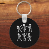 Dancing Skeletons Dance Challenge Boys Girl Kids H Sleutelhanger (Voorkant)