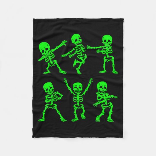 Dancing Skeletons Dance Challenge Girl Boys Kids H Fleece Deken (Voorkant)