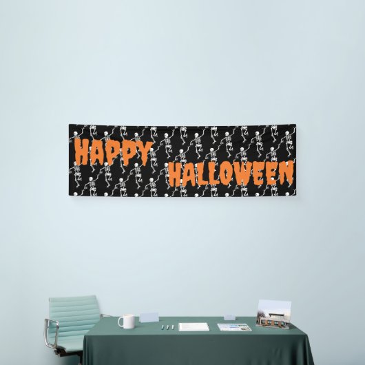 Dancing Skeletons Halloween Banner - Party Decor! (Beurs)