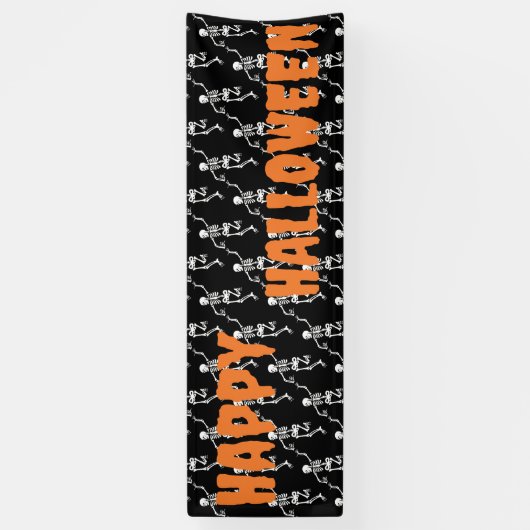 Dancing Skeletons Halloween Banner - Party Decor! (Verticaal)
