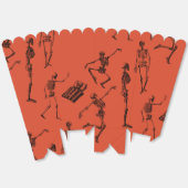 Dancing Skeletons Halloween Popcorn Bedankdoosjes (Ongevouwen)