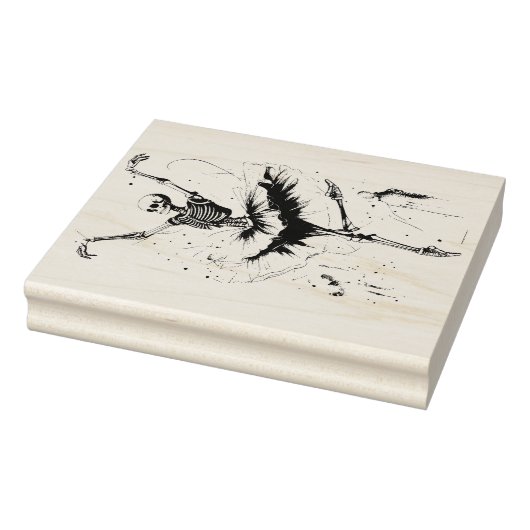 Dancing Skeletons Rubber Stamp Rubberstempel (Stempel)