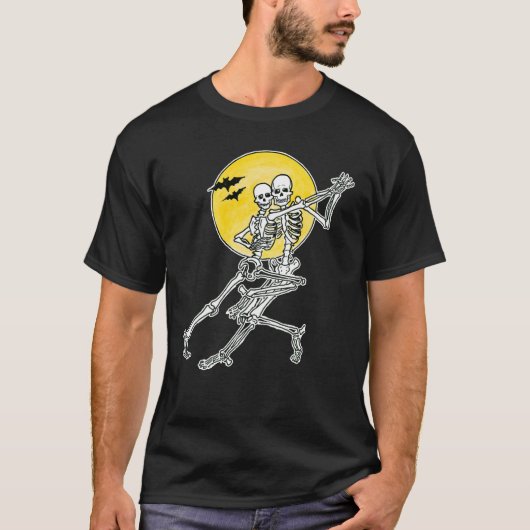Dancing Skeletons Tshirt (Voorkant)