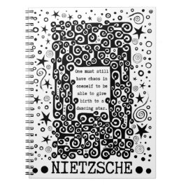 Dancing STAR quote van Nietzsche Notitieboek