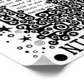 Dancing STAR quote van Nietzsche Poster (Hoek)