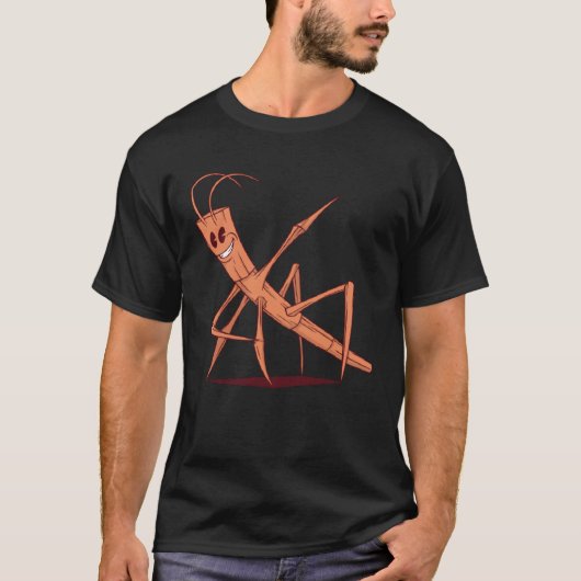 Dancing Stick Deterrent Insect Graphic for Men Wom T-shirt (Voorkant)