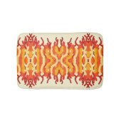 Dancing Sunburst Pop van kleur Abstracte kunst Badmat (Voorkant)