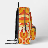 Dancing Sunburst Pop van kleur Abstracte kunst Bedrukte Rugzak (Links)