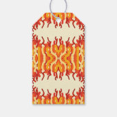 Dancing Sunburst Pop van kleur Abstracte kunst Cadeaulabel (Voorkant)