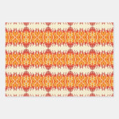 Dancing Sunburst Pop van kleur Abstracte kunst Inpakpapier Vel (Voorkant 2)