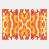 Dancing Sunburst Pop van kleur Abstracte kunst Inpakpapier Vel (Voorkant)