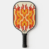 Dancing Sunburst Pop van kleur Abstracte kunst Pickleball Paddle (Voorkant)