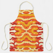Dancing Sunburst Pop van kleur Abstracte kunst Schort (Voorkant)
